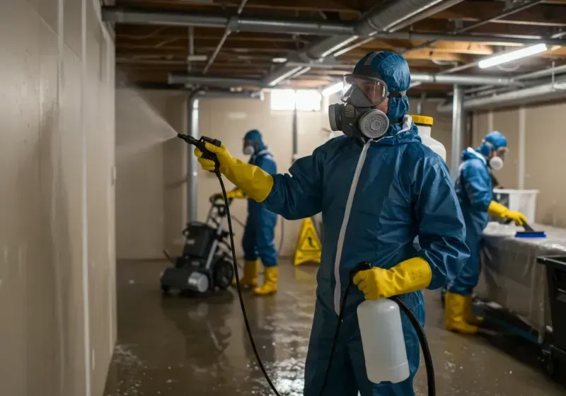 Basement Sanitization and Antimicrobial Treatment process in Gardnerville, NV