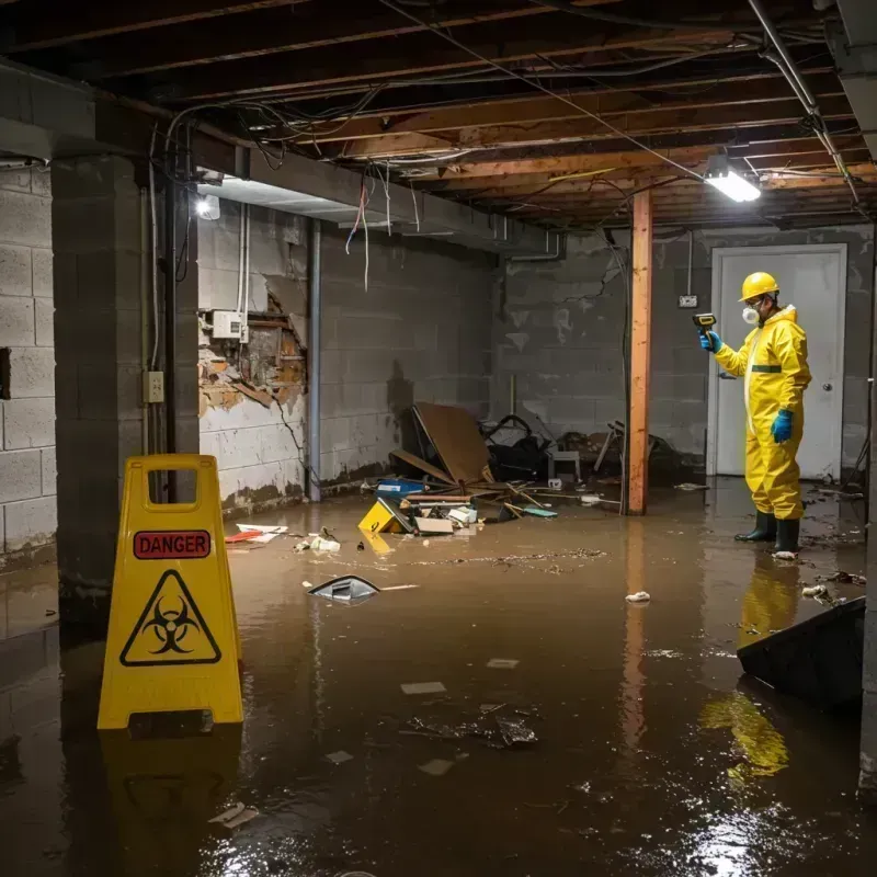 Flooded Basement Electrical Hazard in Gardnerville, NV Property